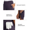 image:imageM MAELREG Womens Golf Pants Lightweight Quick Dry Ankle Zip Track PantsDark Purple