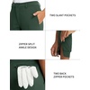 image:imageM MAELREG Womens Golf Pants Lightweight Quick Dry Ankle Zip Track PantsForest Green