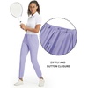 image:imageM MAELREG Womens Golf Pants Lightweight Quick Dry Ankle Zip Track PantsLavender
