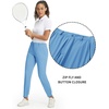image:imageM MAELREG Womens Golf Pants Lightweight Quick Dry Ankle Zip Track PantsMisty Blue