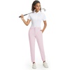 image:imageM MAELREG Womens Golf Pants Lightweight Quick Dry Ankle Zip Track PantsPale Pink