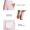 image:imageM MAELREG Womens Golf Pants Lightweight Quick Dry Ankle Zip Track PantsPale Pink