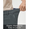 image:imageM MAELREG Womens Golf Pants with Belt Loops Stretch Straight Leg Regular Fit Work Business Slacks Travel Casual Dress PantsDark Gray