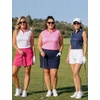 image:imageM MAELREG Womens Golf Shirt Sleeveless Collared Zip Up Patterns Polo Moisture Wicking Dry Fit Tennis Tank TopColorful Hearts