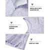 image:imageM MAELREG Womens Golf Shirt Sleeveless Collared Zip Up Patterns Polo Moisture Wicking Dry Fit Tennis Tank TopPink Purple Rose