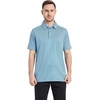 image:imageMens Golf Polo Shirts Short Sleeve Striped Performance Moisture Wicking Dry Fit Golf Shirts for MenAqua Stripe