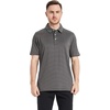 image:imageMens Golf Polo Shirts Short Sleeve Striped Performance Moisture Wicking Dry Fit Golf Shirts for MenBlack Stripe