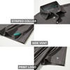image:imageMens Golf Polo Shirts Short Sleeve Striped Performance Moisture Wicking Dry Fit Golf Shirts for MenBlack Stripe