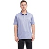 image:imageMens Golf Polo Shirts Short Sleeve Striped Performance Moisture Wicking Dry Fit Golf Shirts for MenBluishyellow Stripe