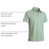 image:imageMens Golf Polo Shirts Short Sleeve Striped Performance Moisture Wicking Dry Fit Golf Shirts for MenEmerald Stripe