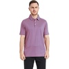image:imageMens Golf Polo Shirts Short Sleeve Striped Performance Moisture Wicking Dry Fit Golf Shirts for MenPink Blue Stripe