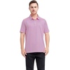 image:imageMens Golf Polo Shirts Short Sleeve Striped Performance Moisture Wicking Dry Fit Golf Shirts for MenRose Stripe