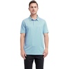 image:imageMens Golf Polo Shirts Short Sleeve Striped Performance Moisture Wicking Dry Fit Golf Shirts for MenSky Blue Stripe