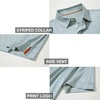 image:imageMens Golf Polo Shirts Short Sleeve Striped Performance Moisture Wicking Dry Fit Golf Shirts for MenYellow Stripe