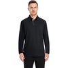 image:imageMens Golf Shirt Short and Long Sleeve Moisture Wicking Dry Fit Performance Solid Casual Pique Golf Polo Shirts for MenBlacklong