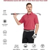 image:imageMens Golf Shirt Short and Long Sleeve Moisture Wicking Dry Fit Performance Solid Casual Pique Golf Polo Shirts for MenBrick