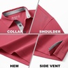 image:imageMens Golf Shirt Short and Long Sleeve Moisture Wicking Dry Fit Performance Solid Casual Pique Golf Polo Shirts for MenBricklong