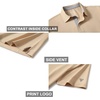 image:imageMens Golf Shirt Short and Long Sleeve Moisture Wicking Dry Fit Performance Solid Casual Pique Golf Polo Shirts for MenKhaki