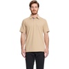 image:imageMens Golf Shirt Short and Long Sleeve Moisture Wicking Dry Fit Performance Solid Casual Pique Golf Polo Shirts for MenKhaki