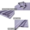 image:imageMens Golf Shirt Short and Long Sleeve Moisture Wicking Dry Fit Performance Solid Casual Pique Golf Polo Shirts for MenLavender