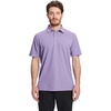 image:imageMens Golf Shirt Short and Long Sleeve Moisture Wicking Dry Fit Performance Solid Casual Pique Golf Polo Shirts for MenLavender