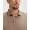 image:imageMens Golf Shirt Short and Long Sleeve Moisture Wicking Dry Fit Performance Solid Casual Pique Golf Polo Shirts for MenLight Brown