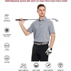 image:imageMens Golf Shirt Short and Long Sleeve Moisture Wicking Dry Fit Performance Solid Casual Pique Golf Polo Shirts for MenLight Grey