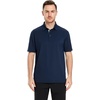 image:imageMens Golf Shirt Short and Long Sleeve Moisture Wicking Dry Fit Performance Solid Casual Pique Golf Polo Shirts for MenNavy