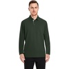 image:imageMens Golf Shirt Short and Long Sleeve Moisture Wicking Dry Fit Performance Solid Casual Pique Golf Polo Shirts for MenOlive Greenlong