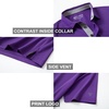 image:imageMens Golf Shirt Short and Long Sleeve Moisture Wicking Dry Fit Performance Solid Casual Pique Golf Polo Shirts for MenPurple