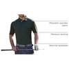 image:imageMens Golf Shirt Short and Long Sleeve Moisture Wicking Dry Fit Performance Solid Casual Pique Golf Polo Shirts for MenWhite