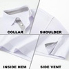 image:imageMens Golf Shirt Short and Long Sleeve Moisture Wicking Dry Fit Performance Solid Casual Pique Golf Polo Shirts for MenWhitelong