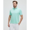 image:imageMens Polo Shirts Short and Long Sleeve Casual Solid Stylish Dry Fit Performance Designed Collared Golf Polo Shirts for MenAqua Blue