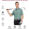 image:imageMens Polo Shirts Short and Long Sleeve Casual Solid Stylish Dry Fit Performance Designed Collared Golf Polo Shirts for MenBeryl Green