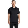 image:imageMens Polo Shirts Short and Long Sleeve Casual Solid Stylish Dry Fit Performance Designed Collared Golf Polo Shirts for MenBlack