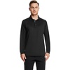 image:imageMens Polo Shirts Short and Long Sleeve Casual Solid Stylish Dry Fit Performance Designed Collared Golf Polo Shirts for MenBlacklong