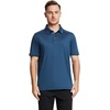 image:imageMens Polo Shirts Short and Long Sleeve Casual Solid Stylish Dry Fit Performance Designed Collared Golf Polo Shirts for MenBlue