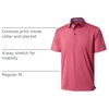 image:imageMens Polo Shirts Short and Long Sleeve Casual Solid Stylish Dry Fit Performance Designed Collared Golf Polo Shirts for MenCranberry