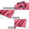 image:imageMens Polo Shirts Short and Long Sleeve Casual Solid Stylish Dry Fit Performance Designed Collared Golf Polo Shirts for MenCranberry