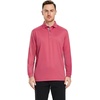 image:imageMens Polo Shirts Short and Long Sleeve Casual Solid Stylish Dry Fit Performance Designed Collared Golf Polo Shirts for MenCranberrylong