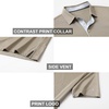 image:imageMens Polo Shirts Short and Long Sleeve Casual Solid Stylish Dry Fit Performance Designed Collared Golf Polo Shirts for MenDark Khaki