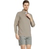 image:imageMens Polo Shirts Short and Long Sleeve Casual Solid Stylish Dry Fit Performance Designed Collared Golf Polo Shirts for MenDark Khakilong