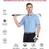image:imageMens Polo Shirts Short and Long Sleeve Casual Solid Stylish Dry Fit Performance Designed Collared Golf Polo Shirts for MenLight Blue