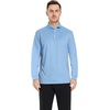 image:imageMens Polo Shirts Short and Long Sleeve Casual Solid Stylish Dry Fit Performance Designed Collared Golf Polo Shirts for MenLight Bluelong