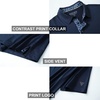 image:imageMens Polo Shirts Short and Long Sleeve Casual Solid Stylish Dry Fit Performance Designed Collared Golf Polo Shirts for MenNavy