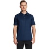 image:imageMens Polo Shirts Short and Long Sleeve Casual Solid Stylish Dry Fit Performance Designed Collared Golf Polo Shirts for MenNavy