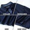 image:imageMens Polo Shirts Short and Long Sleeve Casual Solid Stylish Dry Fit Performance Designed Collared Golf Polo Shirts for MenNavylong