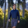 image:imageMens Polo Shirts Short and Long Sleeve Casual Solid Stylish Dry Fit Performance Designed Collared Golf Polo Shirts for MenOlive Greenlong