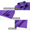 image:imageMens Polo Shirts Short and Long Sleeve Casual Solid Stylish Dry Fit Performance Designed Collared Golf Polo Shirts for MenPurple