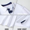 image:imageMens Polo Shirts Short and Long Sleeve Casual Solid Stylish Dry Fit Performance Designed Collared Golf Polo Shirts for MenWhitelong